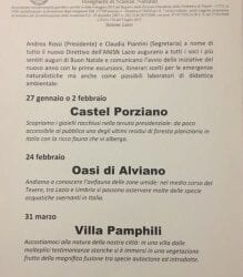 Iniziative per il nuovo anno