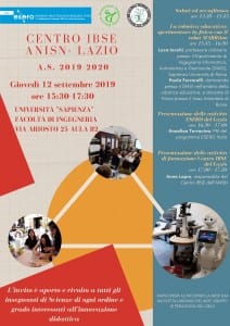 Evento 12 settembre 2019