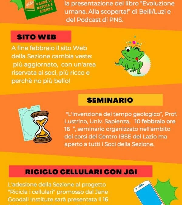 AGGIORNAMENTO -Prossimi appuntamenti-