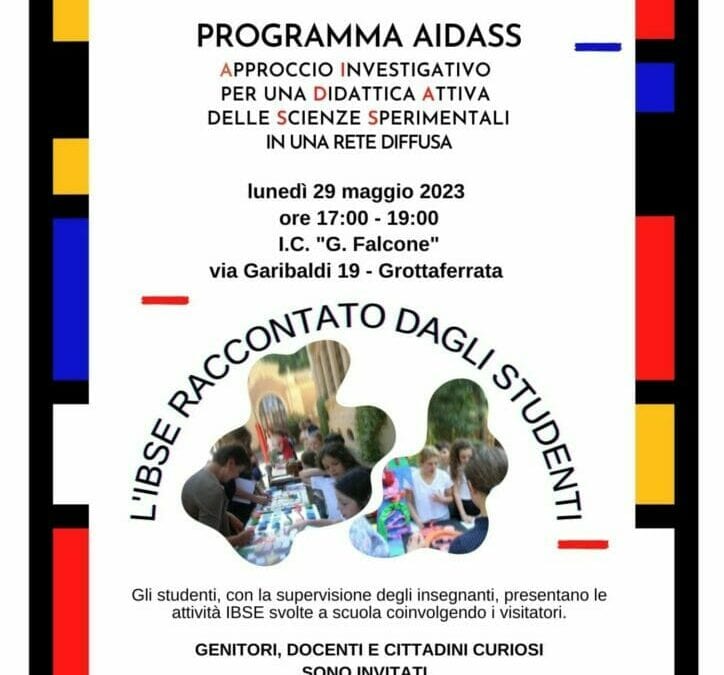 “PROGRAMMA AIDASS”: 29 maggio evento di fine corso