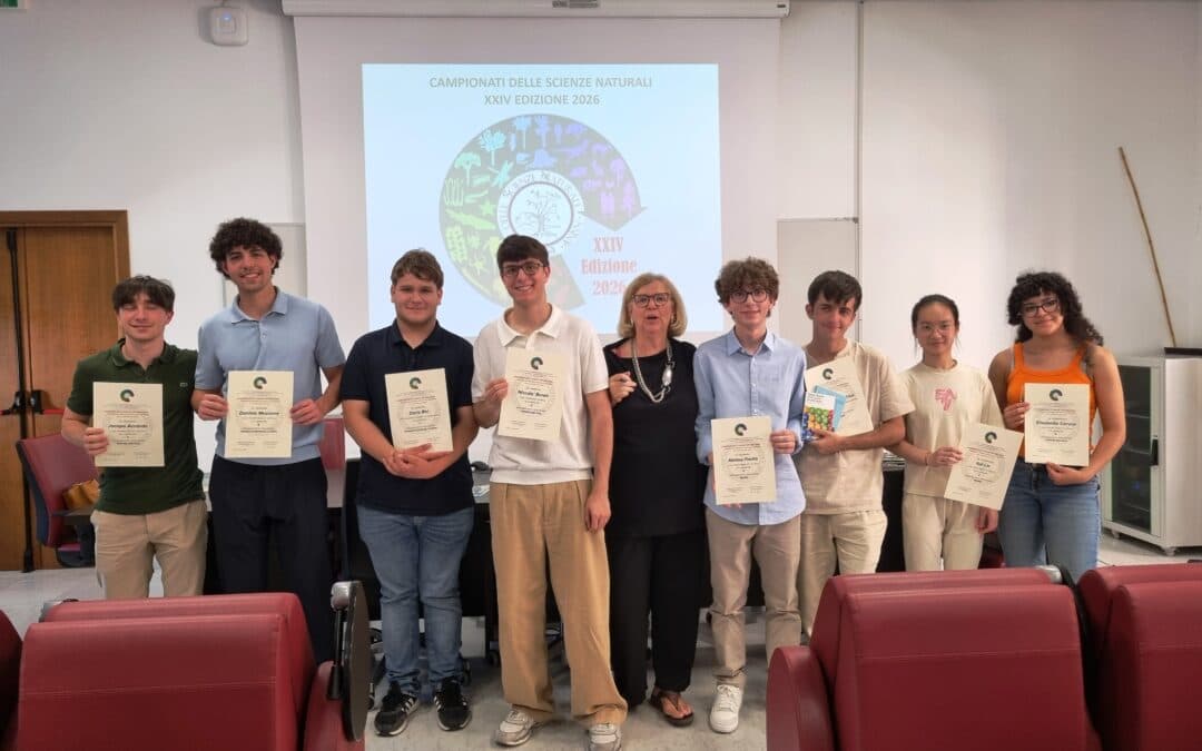 Premiazioni degli studenti del Lazio qualificati ai Giochi delle Scienze Sperimentali e ai Campionati (ex Olimpiadi) delle Scienze Naturali 2026
