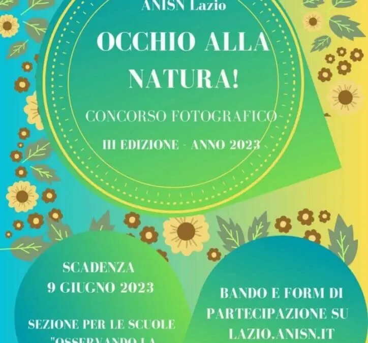Concorso Fotografico “Occhio alla Natura!” di Anisn Lazio – III Edizione